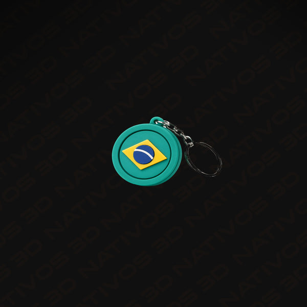 Chaveiro Bandeira do Brasil